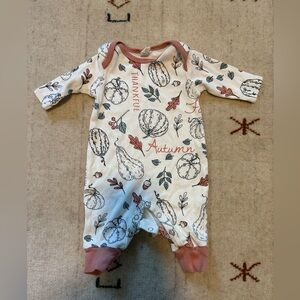 Tess Babe fall romper size 0-3